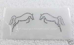 Hotfix Bügelbild Strass Glas Pferd Pferde Kragen Schabracke Farbwahl 101103 - Bild 1 von 11