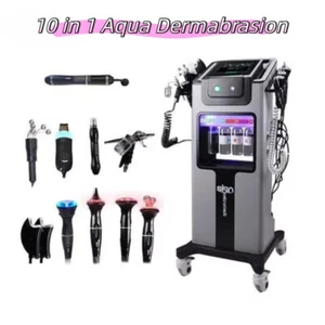 10 in 1 Aqua Dermabrasion Wasser Sauerstoff Jet Peeling Gesichtstherapie Schönheit Maschine - Bild 1 von 10