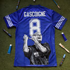 Signed Hand Painted Paul Gascoigne “Gazza” Shirt