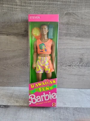 De colección Hawaiian Fun Steven #5245 AA NRFB Años 80 Neón Playa Sol Conjunto Top Corto Abdominales! Foto 1 de 4