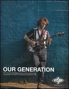 Jazz guitarist Tom Ford 2022 RotoSound guitar strings advertisement ad print - Picture 1 of 3