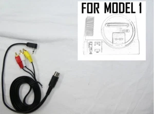 Sega Genesis model 1 av Composite RCA cable STEREO OUT - Picture 1 of 10