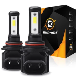 2x 9006 Kit de conversión de bombilla de faro LED haz bajo blanco frío súper brillante 6500K - Imagen 1 de 14