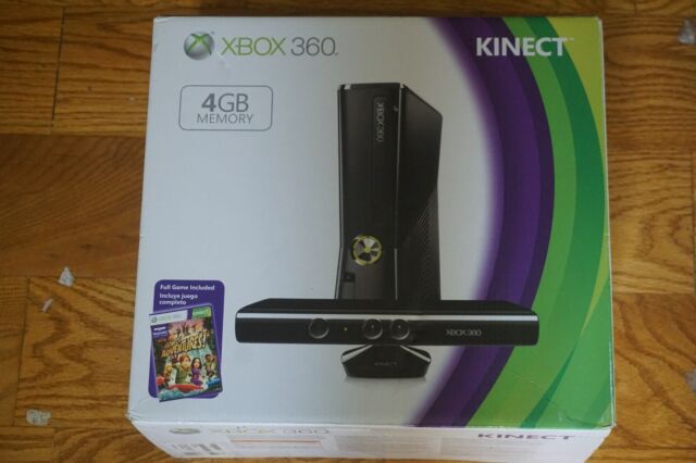 XBOX 360 Slim 4GB + Kinect LT 3.0 + 3 Anos Garantia ZG!