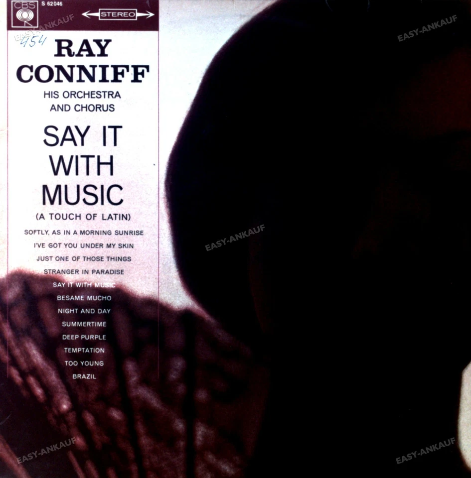 Ray Conniff, His Orchestra And Chorus - Say It With Music LP 1960 (VG/VG) . - Image 1 of 1