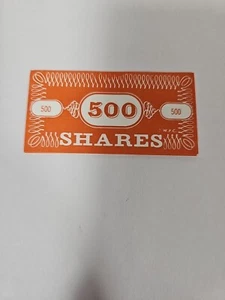 Whitman Stock Market gioco da tavolo 1968 4821 SOLO PEZZI - 8.500 azioni - Foto 1 di 1