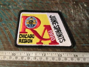 1990 ROAD AMERICA SCCA JUNE SPRINTS RACING PATCH CHICAGO PORSCHE BMW IMSA INDY - Bild 1 von 1