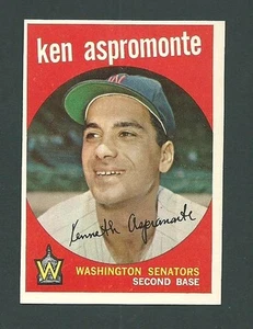 Ken Aspromonte Washington Senators 1959 Topps Karte #424 - Bild 1 von 2