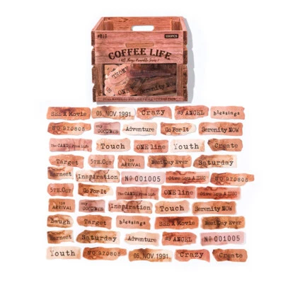 Sentiments Small Notes Paper Stickers DIY Journals Card Diary Decorative Crafts - Image 1 of 4