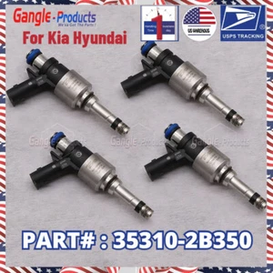 4PCs #353102B350 Fuel Injector for 1.6L KIA Soul 2017-2019 KIA K5 Optima 2019 - Bild 1 von 9