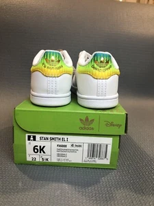 Adidas Disney Originals Stan Smith EL I [FX6000] Infants Kid’s Shoes Tinker Bell - Picture 1 of 9