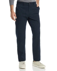 NUEVOS $168 OOBE MARCA AZUL MARINO CLÁSICO AJUSTE SEERSUCKER LIBERTY PANTALONES TALLA 40 - Imagen 1 de 8