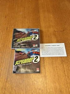 Screamer 2 PC CD-ROM Computer Game 1996 Virgin Interactive SEALED - Picture 1 of 4