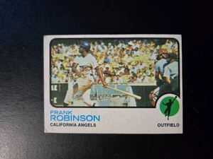 FRANK ROBINSON 1973 TOPPS BASEBALL CARD #175 ANGELS - Picture 1 of 2