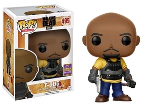 Funko POP The Walking Dead T-Dog 2017 SDCC Exclusive #495 (Damaged box) Vinyl Fi - Picture 1 of 1