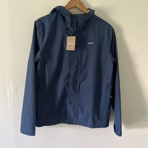 Patagonia Jackson Glacier Rain Jacket Mens X-Small Tidepool Blue 26545 NEW - Picture 1 of 6