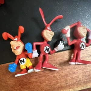 Vintage 1980s Domino's Avoid The Noid PVC figures 3" Lot of 3 Wizard Bomb Ears - Picture 1 of 4