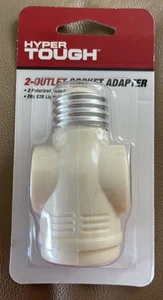 Hyper Tough 2 - Adattatore presa di corrente - 2 prese polarizzate - Adatto per luce E26 - Foto 1 di 12