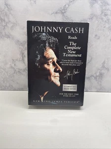 Johnny Cash Reads The Complete New Testament NKJV Deluxe Edition (16-CD) - Picture 1 of 2