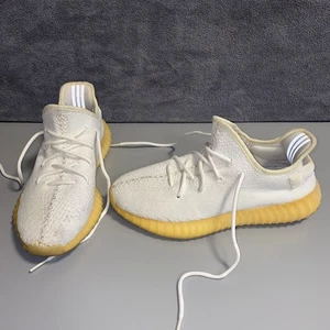 Adidas Yeezy Boost 350 V2 Creme Dreifach Weiß CP9366 Herren Größe 10 US GEBRAUCHT - Bild 1 von 15