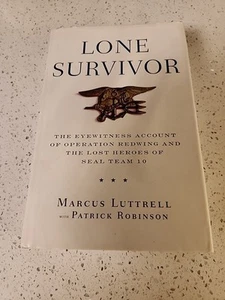 Marcus Luttrell Autographed Lone Survivor Hardcover Book First Edition - Picture 1 of 4