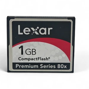 Lexar 1GB CompactFlash CF 80x Premium Series Memory Card for Cameras - Picture 1 of 2