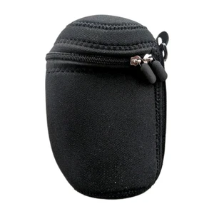 Black Nylon Protective Bag Pouch For Camera Lens 3.5" X 8" - Picture 1 of 6