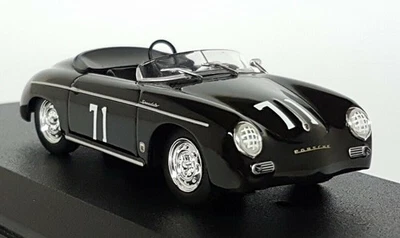 Carro modelo preto Greenlight 1/43 - 1958 Porsche 356 Speedster Super #71 - Imagem 1 de 4
