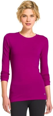 Under Armour Mujer Manga Larga Infrarrojo Crew, Púrpura, XS Foto 1 de 3