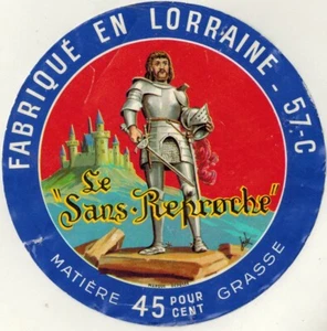 Etiquette Fromage de Lorraine-Le Sans Reproche - Imagen 1 de 2