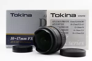 Tokina AT-X DX Fisheye 10-17mm F/3.5-4.5 Lens w/Box For Nikon Exce #2220351 - Picture 1 of 12