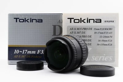 Tokina AT-X DX Fisheye 10-17mm F/3.5-4.5 Lens w/Box For Nikon Exce #2220351 - Image 1 of 4