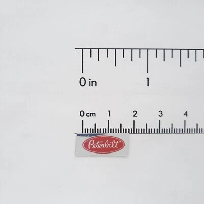 Adesivo adesivo logotipo emblema caminhão escala 1/14 controle remoto Tamiya Grand Hauler corpo personalizado - Imagem 1 de 4