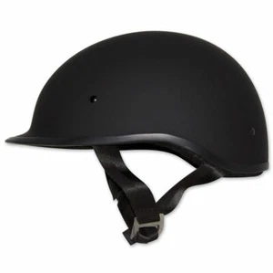 Zox Polo Sport Matte Black Motorcycle Half Helmet Adult Size XS - Picture 1 of 1