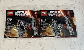 2 x Lego Star Wars Tie Fighter 30276 New Sealed Polybags