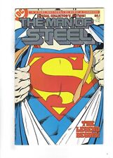 Man of Steel #1 #2 #3 #4 #5 #6 1-6 w/ Chest Variant, JOHN BYRNE, 9.2 NM- 1986 DC