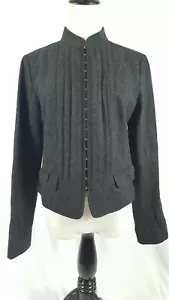Giacca blazer grigio misto lana Hinge Designed In Seattle da donna taglia media - Foto 1 di 12
