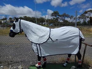 6.6 Cotton Horse Show Set Rug, Hood & Tailbag Combo ... - Picture 1 of 1