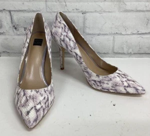 White House Black Market Olivia Snake-Embossed Leather Pumps New in Box Sz. 10 M - Picture 1 of 9