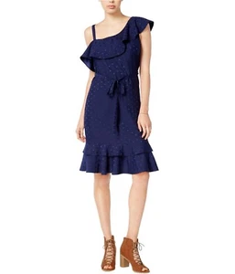 Maison Jules Womens One Shoulder Cocktail A-Line Dress Large NWT - Picture 1 of 1