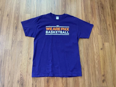 Phoenix Suns NBA BASKETBALL WE ARE PHX Purple Men's Size Large SGA T Shirt! Cover