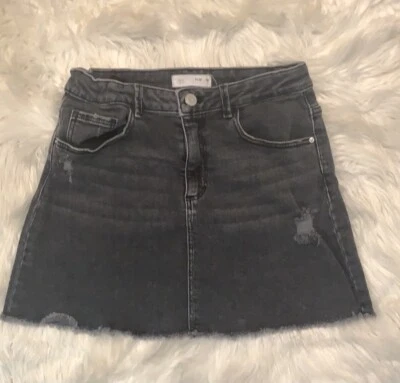 Zara girls black denim skirt size 11-12 - Image 1 of 3