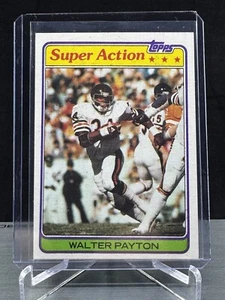 1981 WALTER PAYTON - Topps Super Action - #202 - Imagen 1 de 2