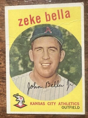 1959 Topps -  #254 Zeke Bella (RC) - Image 1 of 2