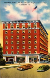 Postkarte Wicomico Hotel The Finest Hotel Salisbury MD - Bild 1 von 2