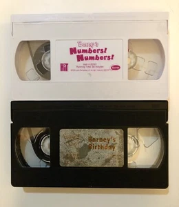 Lot of 2 Barney the Dinosaur VHS, ~ NUMBERS! NUMBERS! ~ BARNEY’S BIRTHDAY ~ - Bild 1 von 1