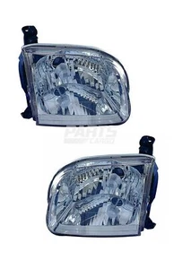 New Head Light Assembly Left and Right Side Fits 2001-2004 Toyota Sequoia Capa - Picture 1 of 1