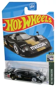 Hot Wheels Retro Racers 4/10 (2021) Black Mazda 7878 Toy Car 28/250 - Picture 1 of 1