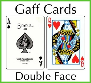 Carta Singola GAFF BICYCLE per Giochi di Prestigio e Magia Trucchi Magici con le - Foto 1 di 1