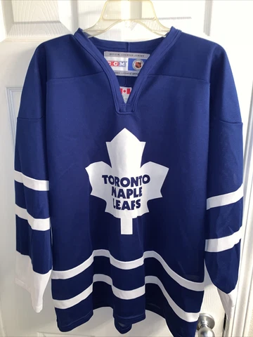 ADULT M MENS TORONTO MAPLE LEAFS   CCM HOCKEY JERSEY VINTAGE 1990s BLANK BACK Cover